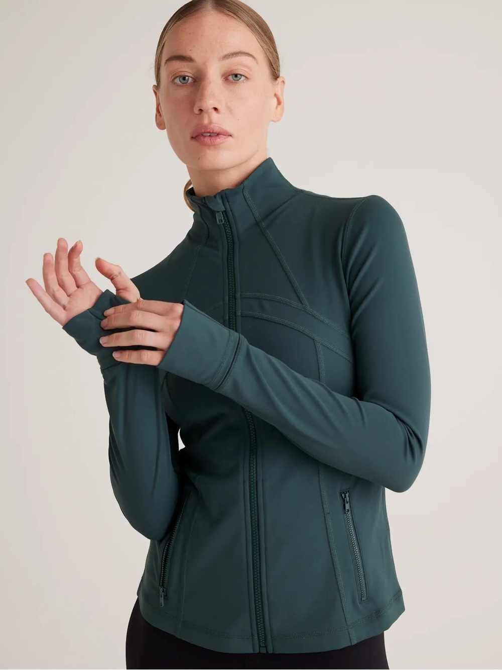 Quince Ultra-Form Slim Fit Jacket Forest Green Medium Activewear